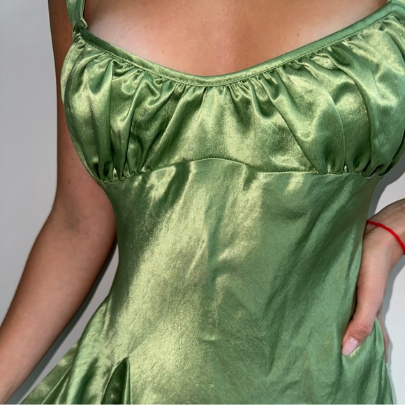 COLLINA STRADA Poison Ivy asymmetric minidress - Picture 6 of 7